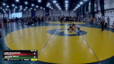 60 lbs Rd# 10- 4:00pm Saturday Final Pool - Lane McClintock, Iowa Black vs Jackson Wells, Rebellion