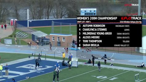 Women’s 200m Championship, Heat 1