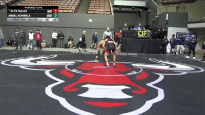 108 lbs Semi To 9th - Alex Salas, Matilda Torres vs Angel Bombela, Redwood