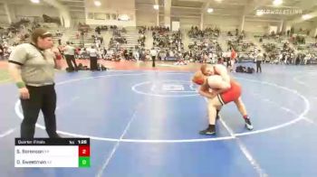 220 lbs Quarterfinal - Sam Sorenson, NY vs David Sweetman, AZ