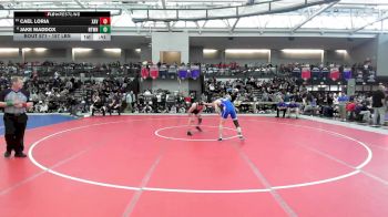 157 lbs 3rd Place - Cael Loria, Xavier vs Jake Maddox, Newtown