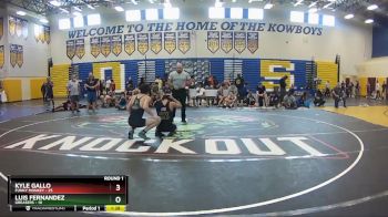 150 lbs Round 1 (8 Team) - Kyle Gallo, Funky Monkey vs Luis Fernandez, Greasers