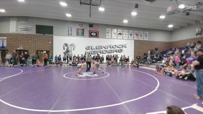 80 lbs Finals (2 Team) - Kabel Allen, Glenrock Intermediate Middle School vs Isaac Haddix, Thermopolis Middle School