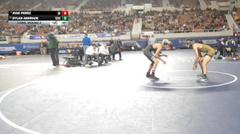 140-D4 Cons. Round 3 - Jose Perez, Somerton High School vs Dylan Andrade, Yuma Catholic High School