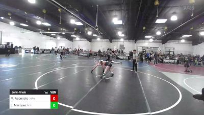 98 lbs Semifinal - Miguel Ascencio, Grant County Elite vs Leonidas Marquez, Bulldogs Jr Wrestling