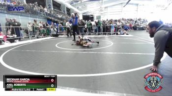 46 lbs Quarterfinal - Axel Roberts, Bobcat vs Beckham Garcia, Wichita Training Center