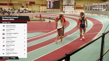 Women's 800m, Prelims 4