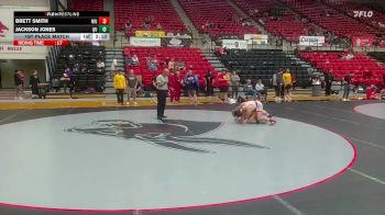 165 lbs 1st Place Match - Jackson Jones, Quincy vs Brett Smith, Northern Illinois