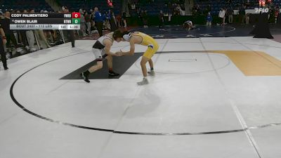 113 lbs 7th Place - Cody Palmentiero, Fairfield Warde vs Owen Blair, Newtown