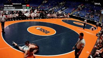 150 lbs Finals (8 Team) - Peyton Cox, Washington vs Joey Pontrelli, Elmhurst (IC Catholic)
