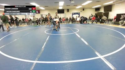 190 lbs Champ. Round 3 - Jacob Sanchez, La Quinta L (La Quinta) vs Caden Lawson, El Dorado