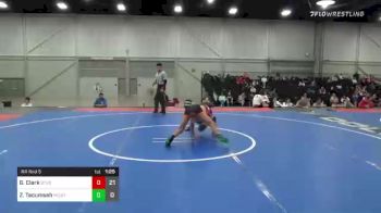 100 lbs Rr Rnd 5 - Garrett Clark, Best Trained USA 14U vs Zechariah Tecumseh, Mojo Grappling Academy 14U