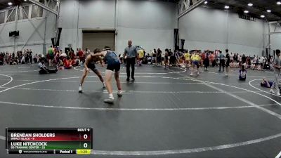 138 lbs Round 3 (8 Team) - Brendan Sholders, Impact Black vs Luke Hitchcock, D3 Training Center