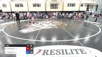 72 lbs Quarterfinal - Blayden Thompson, Carolina Hammer Squad vs Uriah Latshaw, The Hunt Wrestling Club