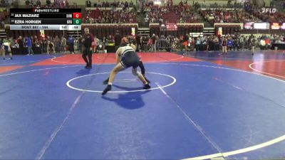 144 lbs Cons. Round 1 - Ezra Horgen, Green River Grapplers vs Jax Maziarz, Greatfalls