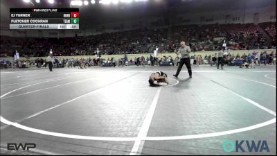 96 lbs Quarterfinal - Ej Turner, Hurricane Wrestling Academy vs Fletcher Cochran, Team Nomad