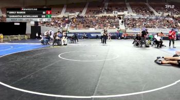 100-D1 Quarterfinal - Samantha McWilliams, Horizon vs Emily Ramos, Mountain View (Marana) High School