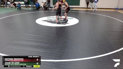 110 lbs Cons. Round 3 - Chase De Leon, Bridger Valley Bruins Wrestling vs Antonio Grooman, Cowboy Kids Wrestling Club