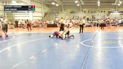 160 lbs Rr Rnd 1 - Anthony Lombardi, Iron Faith Gold - HSB vs Gabe Paradis, GT 4238 - HSB