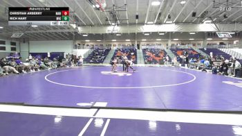 157 lbs Round 5 (10 Team) - Rich Hart, Missouri Valley vs Christian Arberry, Marian University (IN)