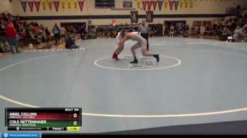 152 lbs Cons. Round 2 - Cole Rettenmaier, Dubuque Hempstead vs Ariel Collins, Iowa City, City High