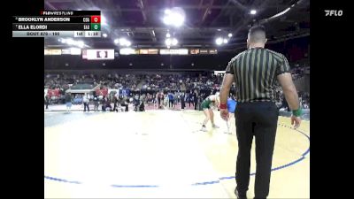 190 lbs Quarterfinal - Ella Elordi, Eagle vs Brooklyn Anderson, Coeur D Alene
