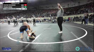 58 lbs Round Of 16 - Colton Tecumseh, Mojo Grappling Academy vs Frank Petro, Cowboy Wrestling Club