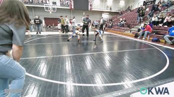 55-58 lbs Final - Caleb Hall, Newkirk Takedown Club vs Xander Cermak, Perry Wrestling Academy