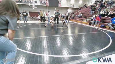 55-58 lbs Final - Caleb Hall, Newkirk Takedown Club vs Xander Cermak, Perry Wrestling Academy
