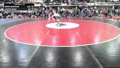 126 lbs Round Of 32 - Derek Marcolini, Milford vs Carter Noble, Mount Desert Island