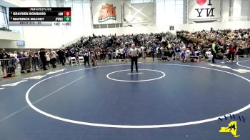 83 lbs Round 1 - Grayden Bombard, All Heart Wrestling vs Maverick Mackey, Johnstown Pee Wee Wrestling Club