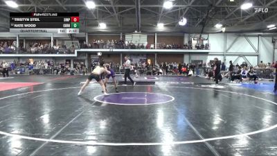 149 Silver Quarterfinal - Nate Wood, Cornell College vs Tristyn Steil, Simpson