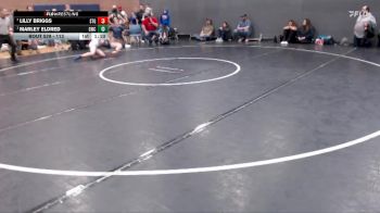 113 lbs Cons. Semi - Marley Eldred, Grizzly Wrestling Club vs Lilly Briggs, Small Town Grims