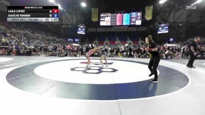 100 lbs Cons. Sub-rd Of 32 - Laila Lopez, AZ vs Kaitlyn Turner, VA