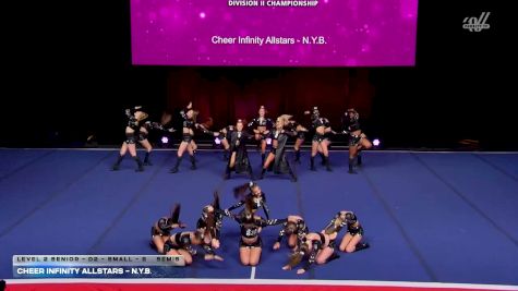 Cheer Infinity Allstars - N.Y.B. [2026 L2 Senior - D2 - Small - B Semis] 2026 The D2 Summit