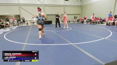 190 lbs Round 2 (8 Team) - Ava Catledge, Georgia Red vs Laney Oliver, Ohio Blue