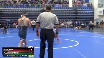 126 lbs Champ. Round 1 - Malachi Simmons, DEFIANCE vs Isaac Bach, SANDUSKY