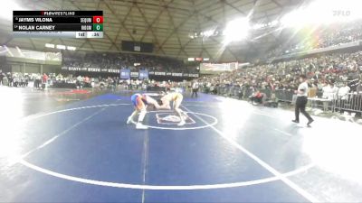 Boys 2A 144 lbs Cons. Round 3 - Jayms Vilona, Sequim vs Nolan Carney, Ridgefield