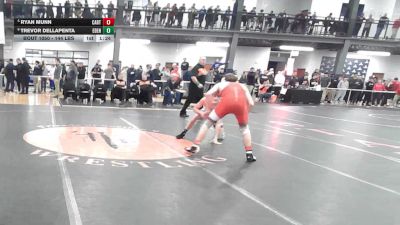 144 lbs Quarterfinal - Ryan Munn, Carthage vs Trevor Dellapenta, Eden