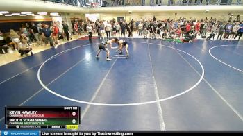 144 lbs Quarterfinal - Kevin Hawley, Champions Wrestling Club vs Brody Vogelsberg, Champions Wrestling Club