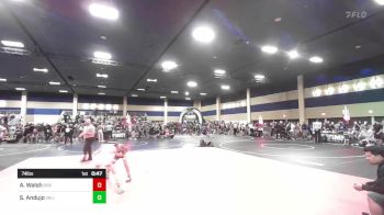 74 lbs Consi Of 4 - Aukai Walsh, 808 Wc vs Santino Andujo, Valiant College Prep