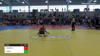 132 lbs Prelims - Luke Goodwin, IN vs Timothy Cook, RI