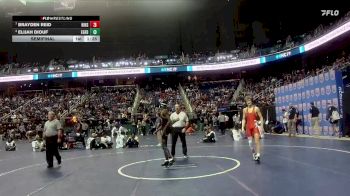 3A 113 lbs Semifinal - Elijah Diouf, Eastern Guilford vs Brayden Reid, Hibriten High School