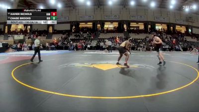 190-2A/1A Cons. Round 3 - Chase Brooks, Huntingtown vs Xavier Nichols, Hammond