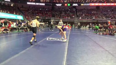 2A-157 lbs Champ. Round 1 - Cooper Franklin, Alburnett vs Jace Kinzenbaw, Washington