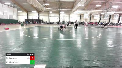 141 lbs Consi Of 16 #2 - Sammie Hayes, Virginia vs Ryder Gibson, Unaffiliated - HS