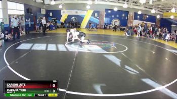 120 lbs Round 1 (8 Team) - Makana Tieri, VHWC vs Carson Lutz, Glynn Academy