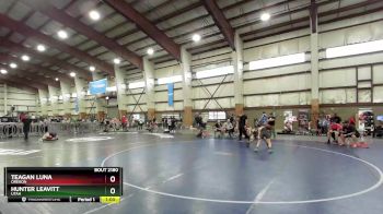 85 lbs Semifinal - Teagan Luna, Oregon vs Hunter Leavitt, Utah