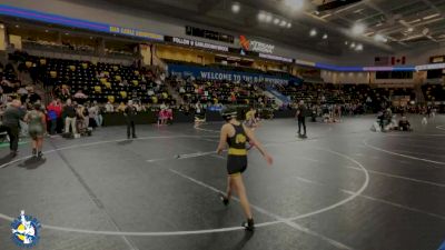 105 Silver A 1st Place Match - Eden Geddings, Algona vs Jezebel Flagg, Bettendorf