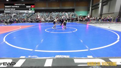 Semifinal - Emmett Hatfield, Fallon Outlaws Wrestling Club vs Julian Solis, Nevada Elite